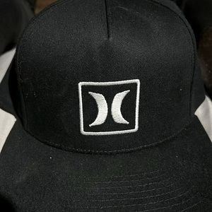 All Black Hurley (SnapBack) hat